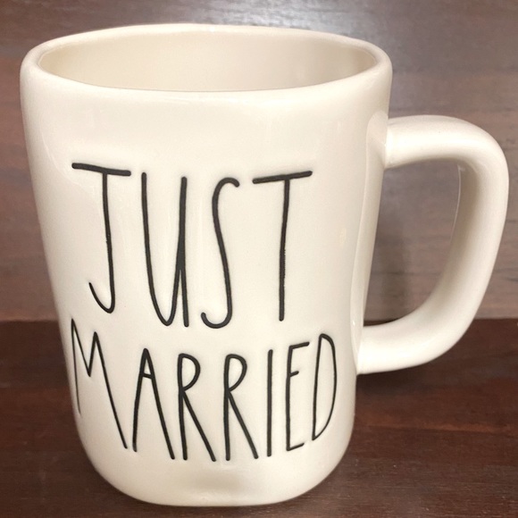 New Rae Dunn Just Married Mug - Picture 1 of 1